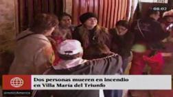 Pareja murió quemada en incendio en vivienda de VMT