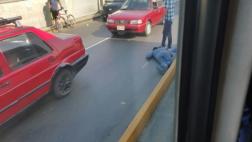 Cruzó vía del Metropolitano en estado etílico y terminó herido