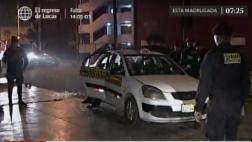 Acribillan a sujeto dentro de taxi en La Victoria