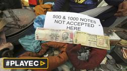 India: Retiro de billetes de mayor valor generó confusión
