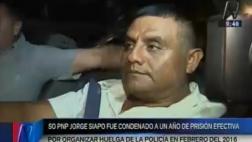 Un año de prisión efectiva por organizar huelga policial