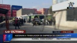 Callao: asesinan a balazos a trabajador portuario