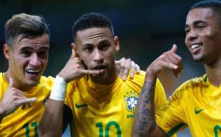 Brasil ganó 3-0 a Argentina y sigue de líder en Eliminatorias