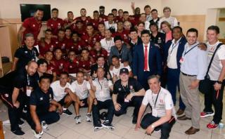 Selección peruana: la celebración en el vestuario tras goleada