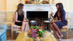 Trump: "A Melania le gustó mucho Michelle Obama"