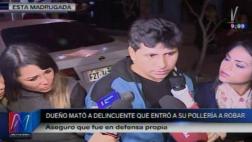 Dueño de pollería detenido por matar a delincuente de 17 años