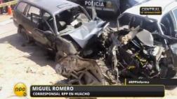 Huaura: Cinco muertos por choque frontal de colectivos