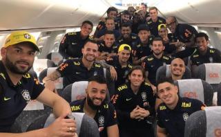 Neymar publicó foto de la selección brasileña rumbo a Lima 