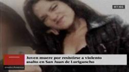 SJL: asesinan a joven de 20 años por resistirse a un asalto