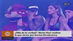 ¿Korina se molestó con Mario Hart por infidencia en vivo?