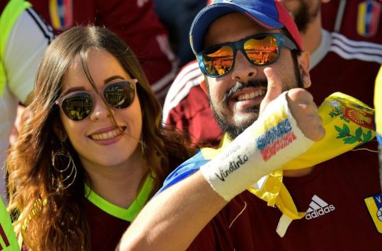 Ecuador-Venezuela: la fiesta y el color de los hinchas en Quito