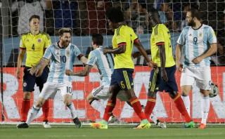 Argentina se recuperó y goleó 3-0 a Colombia por Eliminatorias