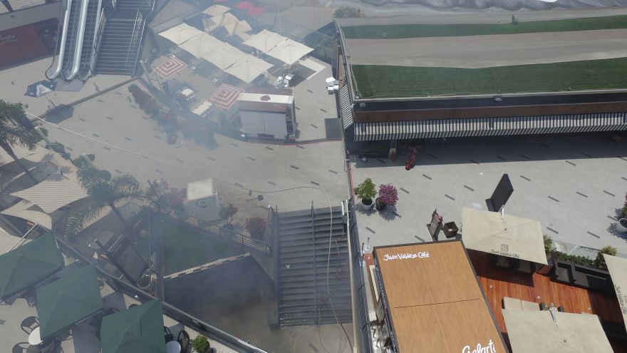 El incendio en Larcomar visto desde un dron [FOTOS Y VIDEO]