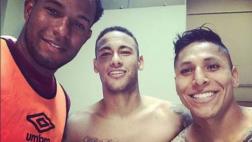 Selección: Raúl Ruidíaz y Cáceda se tomaron foto con Neymar