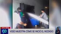 Larcomar: los primeros intentos por controlar incendio en cine
