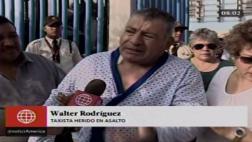 Independencia: taxista salva de morir tras ser baleado en nuca