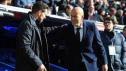 Zinedine Zidane elogió el buen juego del Atlético de Madrid