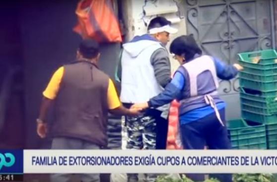 La Victoria: Cayó clan familiar que cobraba cupos a ambulantes