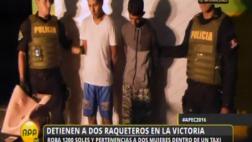 La Victoria: Caen delincuentes tras robar a dos mujeres en taxi