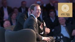 Mark Zuckerbeg abrió la jornada en APEC CEO Summit 2016