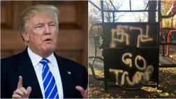 Pintan esvásticas y mensajes pro-Trump en parque de Nueva York