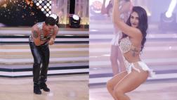 Vania Bludau y Christian Domínguez se reencontraron en "Reyes"