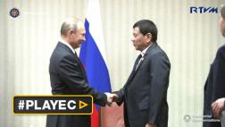 Duterte se encontró con su "héroe" Vladimir Putin en el APEC
