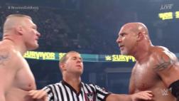 WWE Survivor Series: Goldberg acabó con Lesnar en 3 minutos