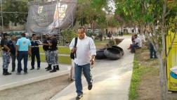 Comas multó a personas que realizaron fiesta en un parque