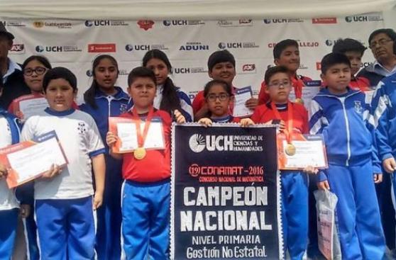 Escolares de VMT ganaron Concurso Nacional de Matemáticas