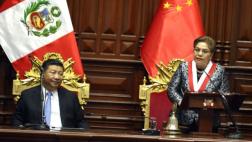 Luz Salgado mencionó a Fujimori en condecoración a Xi Jinping
