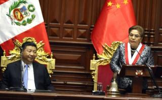 Luz Salgado mencionó a Fujimori en condecoración a Xi Jinping