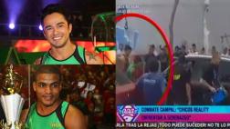 "Combate": participantes discutieron con miembro de serenazgo