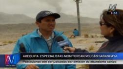 Arequipa: 279 explosiones del Sabancaya en la última semana