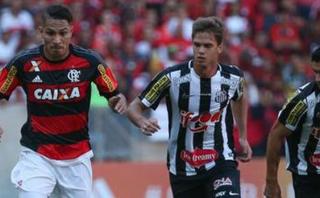 Con gol de Guerrero: Flamengo ganó 2-0 a Santos en el Maracaná