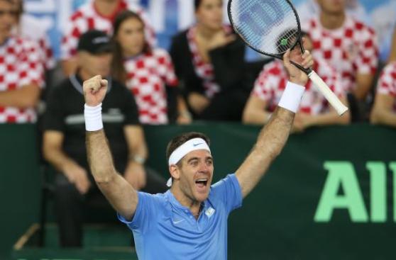 Del Potro ganó a Cilic e igualó 2-2 final de Copa Davis 2016