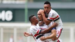 Con Cueva: Sao Paulo venció 2-1 a Atlético Mineiro en Brasil