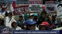 Centro de Lima: Protestas restringen tránsito vehicular