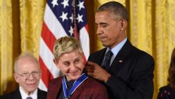 Ellen calificó de "increíble" condecoración que le dio Obama