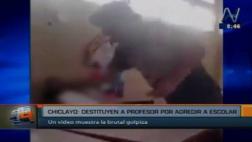 Chiclayo: profesor fue grabado cuando agredía a estudiante