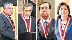Cuatro candidatos buscan la presidencia del Poder Judicial