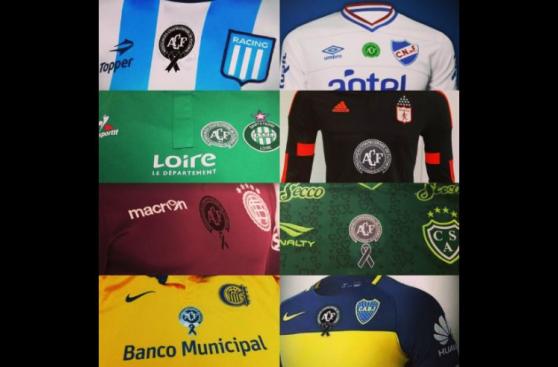 Chapecoense: clubes rendirán homenaje con escudo en camiseta