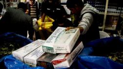Policía lucha contra el contrabando de cigarrillos
