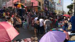 Gamarra: vías llenas de ambulantes en plena campaña de Navidad
