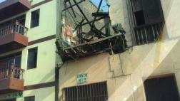 Rímac: balcón sin mantenimiento se desplomó en la vereda