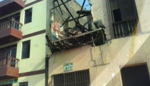 Rímac: balcón sin mantenimiento se desplomó en la vereda