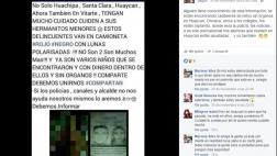 Huaycán: es "complejo" identificar autores de virales