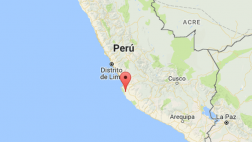 Sismo de 4,4 grados se registró esta tarde en Ica