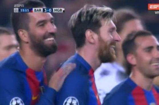 Barcelona: Arda Turan quitó protagonismo a Messi con hat-trick
