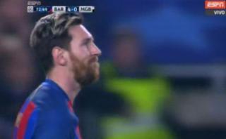 Lionel Messi: con esta 'palomita' pudo igualar el récord de CR7